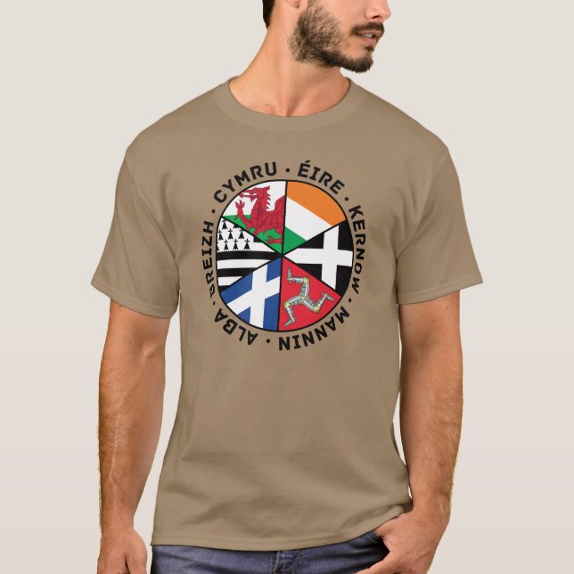 Flaggor T-shirt (Framsida)