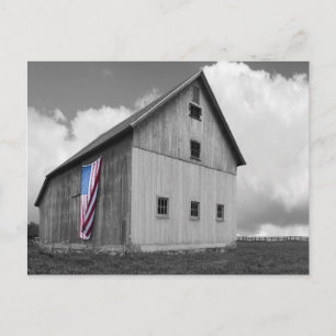 Flaggor till våra jordbrukare - Barn med amerikans Vykort