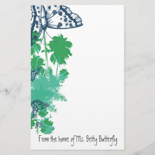 Flaggskeppsbrott i marinen Navy Blue Butterfly & H Brevpapper
