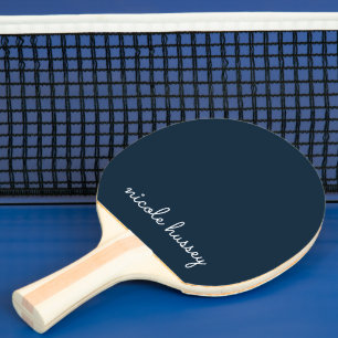 Flaggskript i flottan   Modern Snyggt Monogram Pingisracket