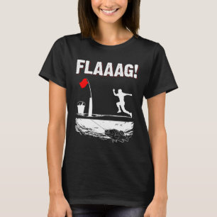 Flaggstång för isfiske för män t shirt