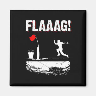 Flaggstång för isfiske magnet