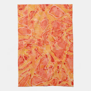 Flaggsten Orange Kökshandduk