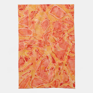 Flaggsten Orange Kökshandduk