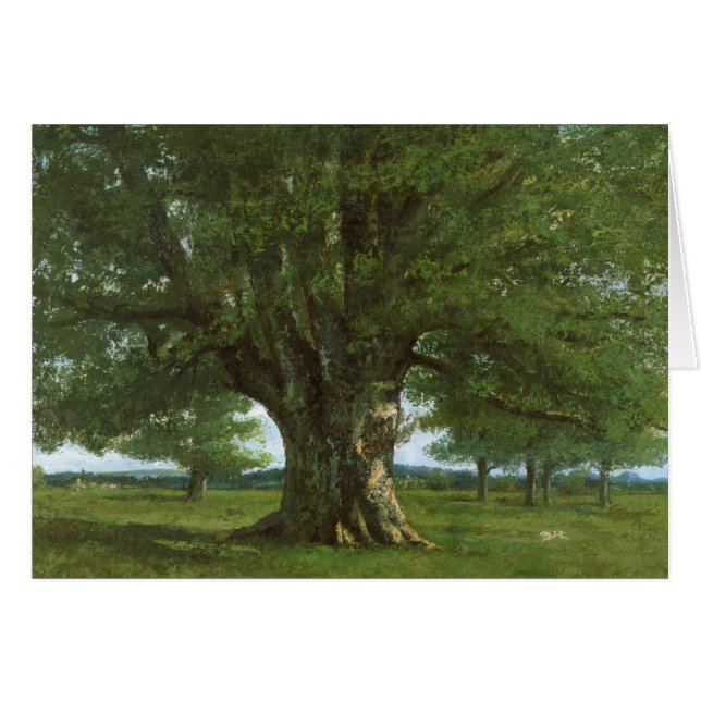 Flaglejans ek, kallad Vercingetorix Hälsningskort (Framsidan Horizontal)