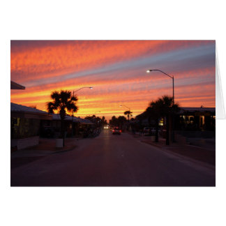 Flagler Avenue - New Smyrna Beach, FL Hälsningskort