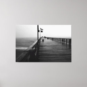 Flagler Beach Fishing Pier Canvastryck