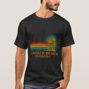 Flagler Beach Florida Familj Sommarlov Palm T Shirt