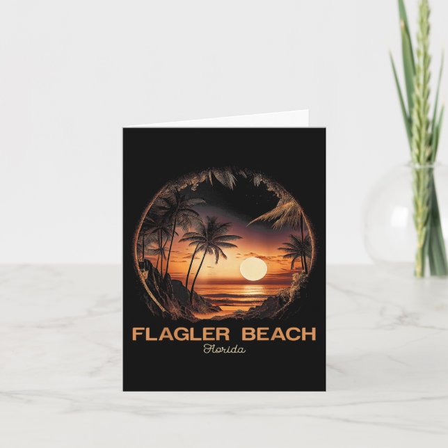 Flagler Beach Florida Kort (Framsida)
