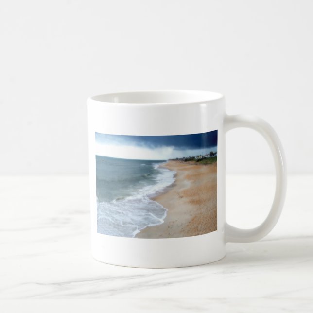 Flagler Beach Florida Photograph Kaffemugg (Höger)