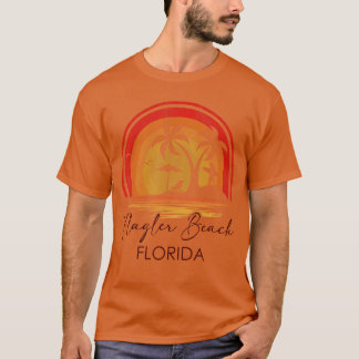 Flagler Beach Florida Summer Vacation Tropical Sol T Shirt