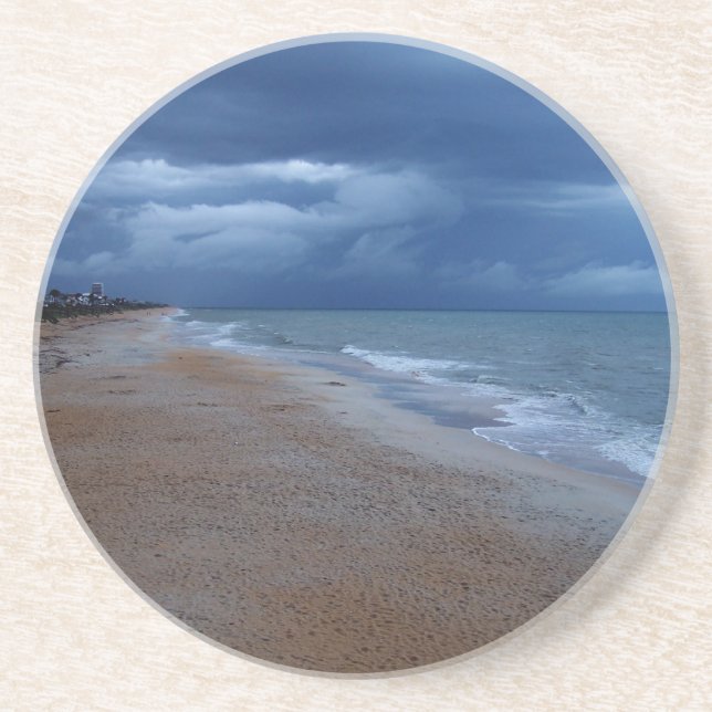 Flagler Beach Shoreline View Underlägg (Framsidan)