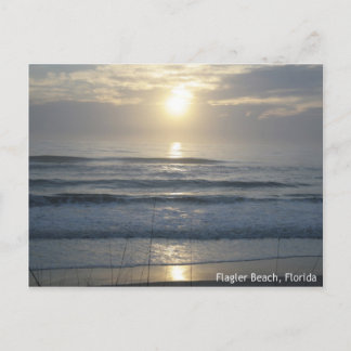 Flagler Beach Sunrise-vykort Vykort