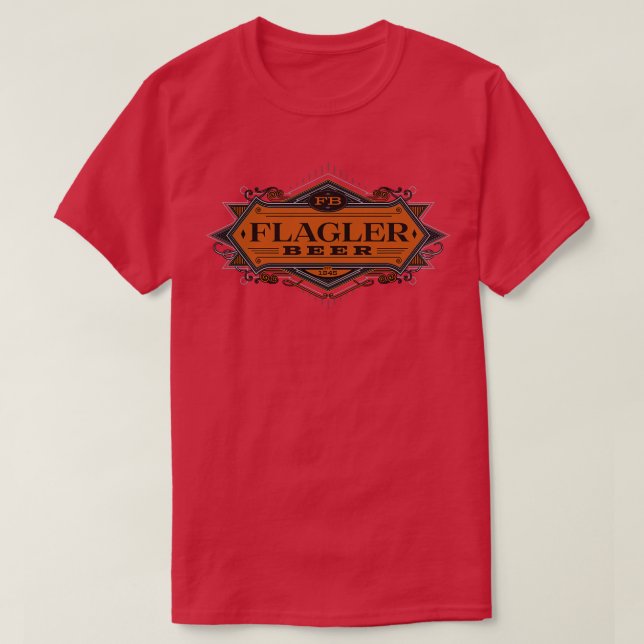 Flagler Beer T Shirt (Design framsida)
