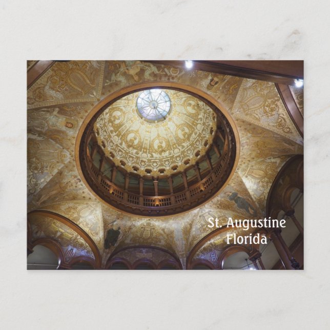 Flagler College i St. Augustine Florida Vykort (Framsida)