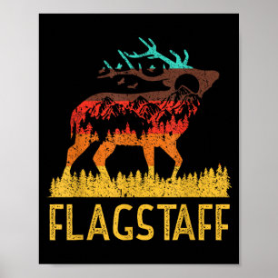 Flagstaff - älskar natur vintage vandring 70-tal 8 poster