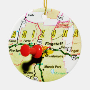 Flagstaff Arizona Julgransprydnad Keramik