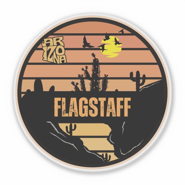 Flagstaff, Arizona Klistermärken (Framsida)