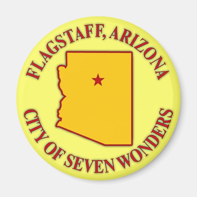 Flagstaff, Arizona Magnet (Framsidan)