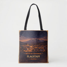Flagstaff Arizona Sekelskiftes Bergsmilstolpe Tygkasse