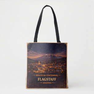 Flagstaff Arizona Sekelskiftes Bergsmilstolpe Tygkasse