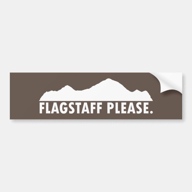 Flagstaff Arizona, tack Bildekal (Framsidan)