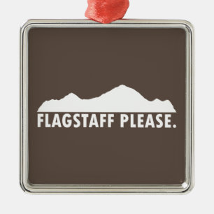 Flagstaff Arizona, tack Julgransprydnad Metall