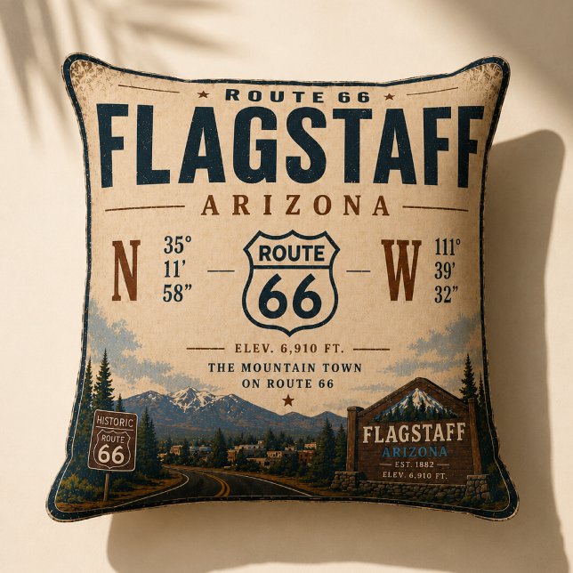 Flagstaff Route 66 Koordinater Stuga Kudde (Skapare uppladdad)