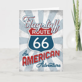 Flagstaff Route 66 Vintage America Arizona Kort