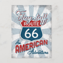 Flagstaff Route 66 Vintage America Arizona Vykort