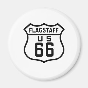 Flagstaffrutt 66 magnet