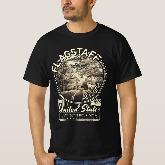 FLAGSTAFFSTAD - STATEN ARIZONA T SHIRT (Framsida)