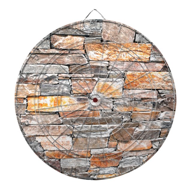 Flagstone | Natursten mönster | tegel Darttavla (Framsidan)