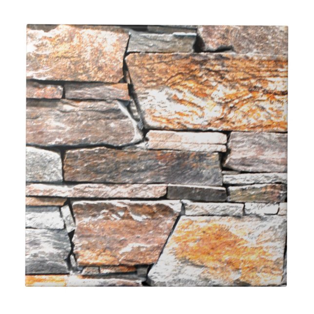 Flagstone | Natursten mönster | tegel Kakelplatta (Framsidan)