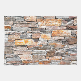 Flagstone | Natursten mönster | tegel Kökshandduk