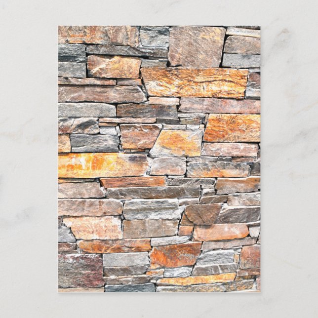Flagstone | Natursten mönster | tegel Vykort (Framsida)