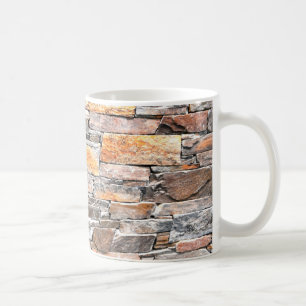 Flagstone Stone sten mönster Kaffemugg