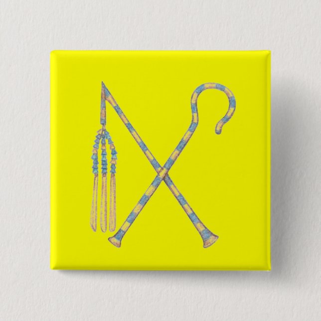 Flail och skurk knapp (Framsida)