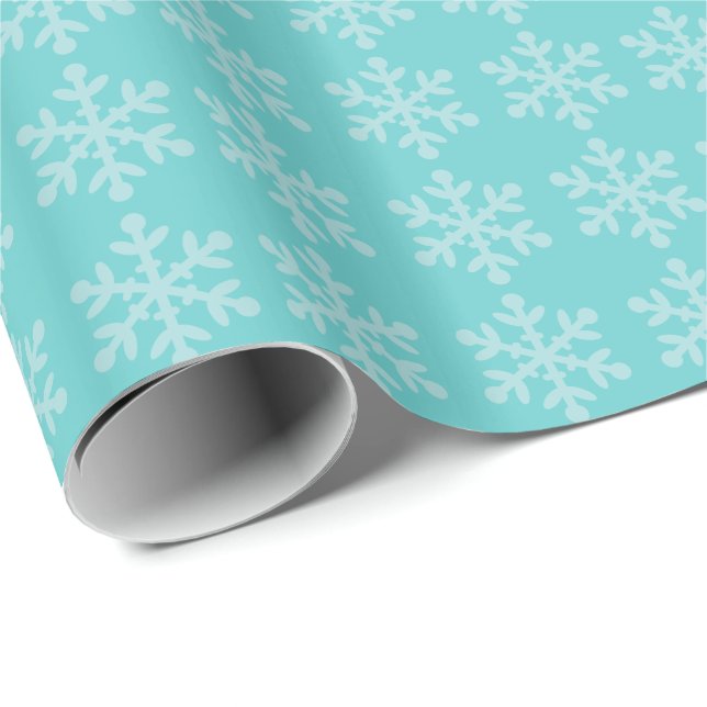 Flakes - Roll Gift Wrapping Papper FÄRG CHANGE Presentpapper (Rullad Hörn)