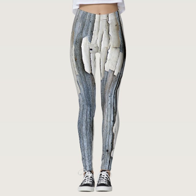 Flakiga målarfärg leggings (Framsida)