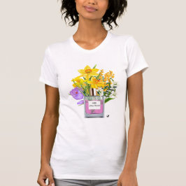 Flakon Pure spring blossom mit Frühlingsblumen T Shirt