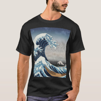 "Fläkt Anime Stil T-Shirt: inspirerad av Hokusai's T Shirt