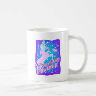 Fläkt av fantasifotboll kaffemugg