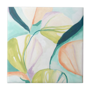 Fläkt Blommor IV Kakelplatta