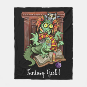 Fläkt Dragon "Fantasy Geek"! Fleecefilt