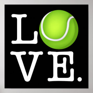 Fläkt för tenniskärlektennis poster