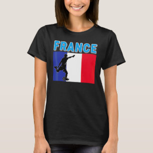 Fläkt Frankrike National Team World Football Ocer  T Shirt