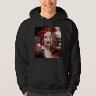 Fläkt i den sångerska konstnären Singer, citat Pia Hoodie