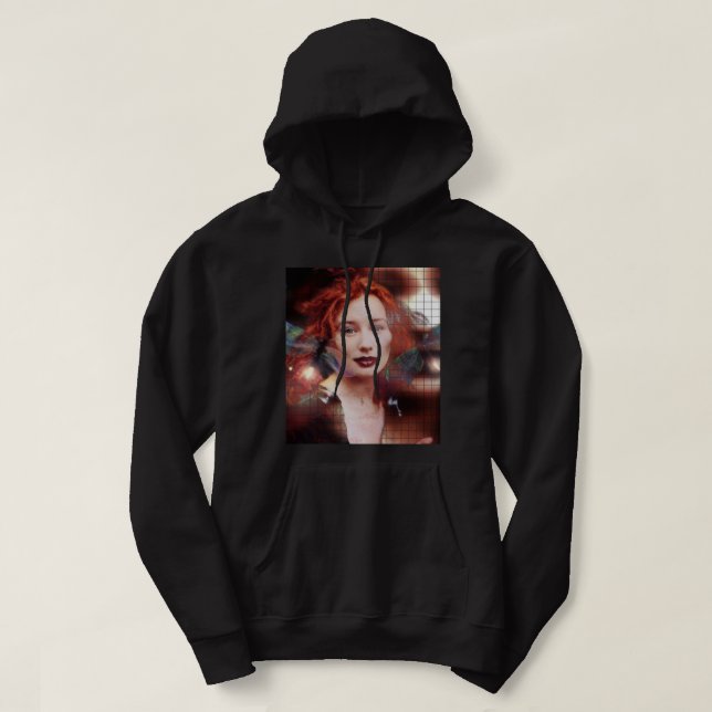 Fläkt i den sångerska konstnären Singer, citat Pia Hoodie (Design framsida)