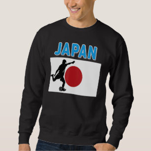 Fläkt Japan National Team World Football Soccer Ch Lång Ärmad Tröja